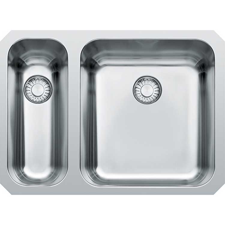 Spoelbak Franke Largo inox 1,5 bak 57,5x42cm rechts