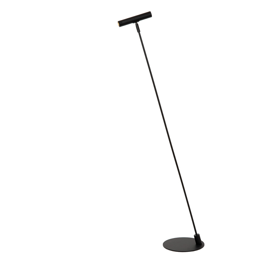 Vloerlamp - LED 3 StepDimbaar - G9 - 1x3W 2700K - Inclusief omwisselbare ringen - Zwart
