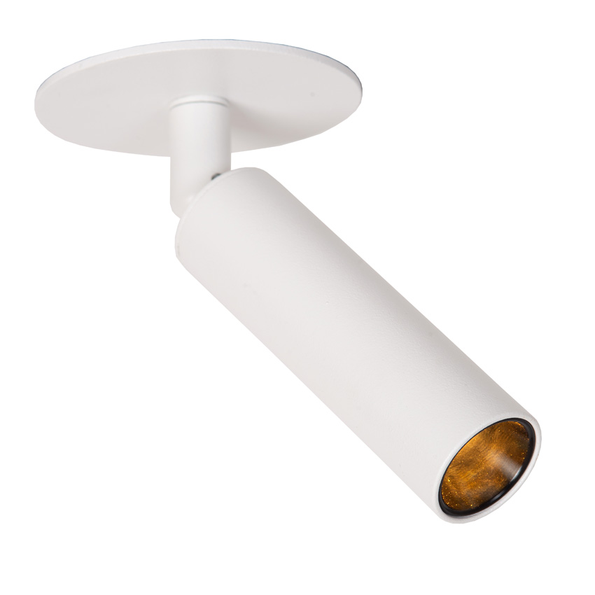 Lucide Essential Keoni - Plafondspot - Ø8cm - LED - 1xG9 - Wit