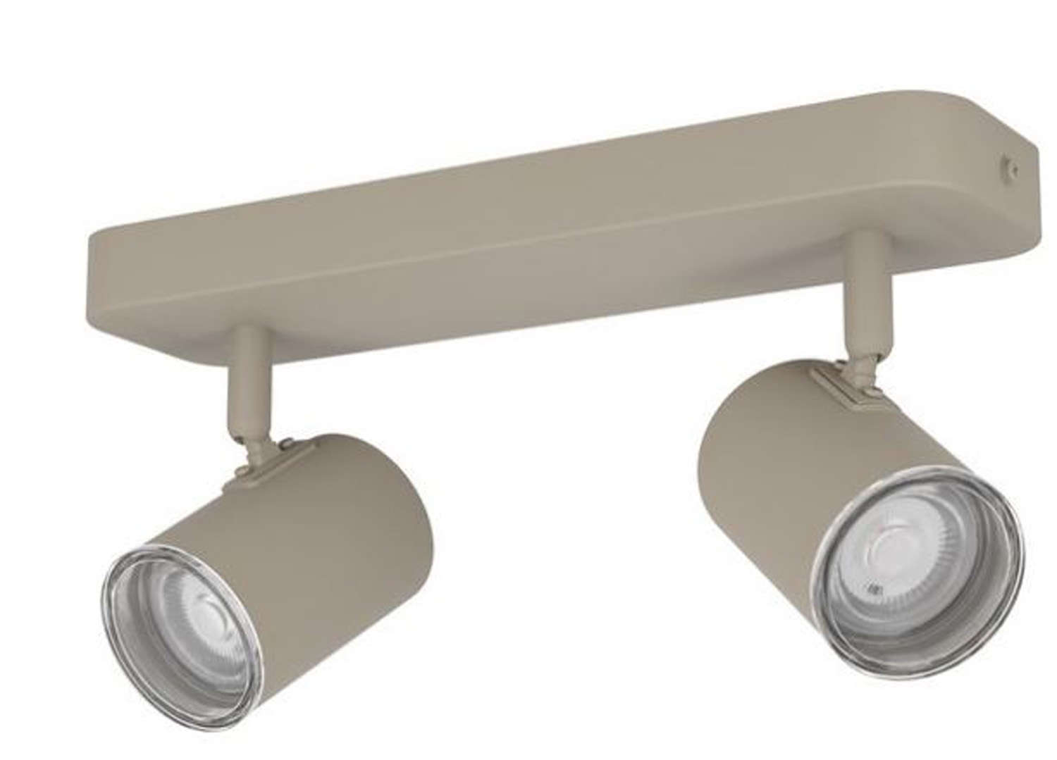 Spot en saillie - sable - 28x8x13cm - 2xGU10 max. 5W - IP44 - ampoules non incluses