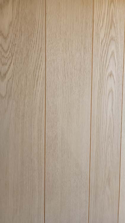 Porte intérieure complète Belves chêne plaqué 201,5x93cm alvéolaire réversible + châssis 40cm