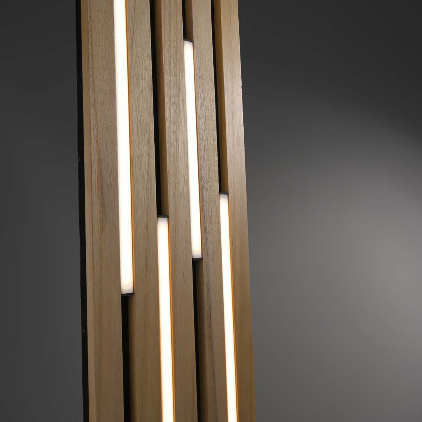 Tafellamp Line-up natural wood - dimbaar - 14W - 2700-5000K - IP20