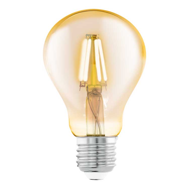 LED lamp vintage E27 4W Amber