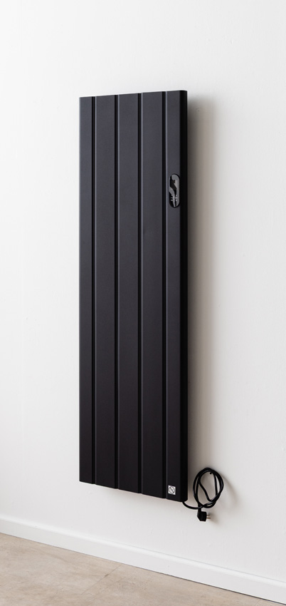 Radiateur électrique design Daisy 160x50cm simple anthracite 1500W