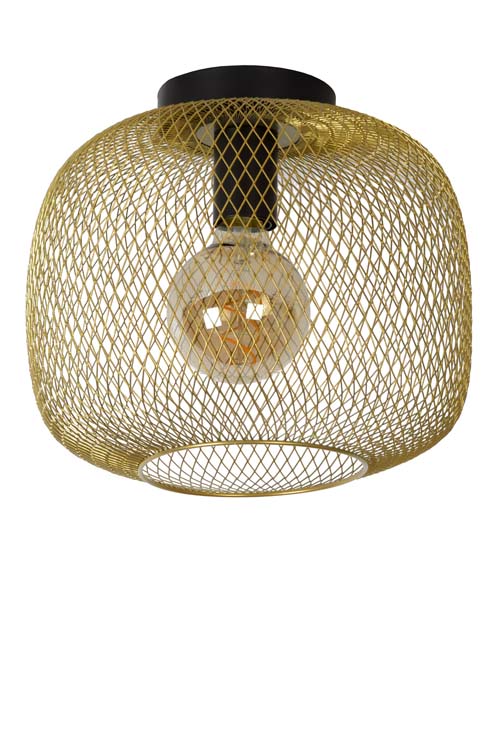 Lucide MESH - Wandlamp - Ø 30 cm - E27 - Mat Goud