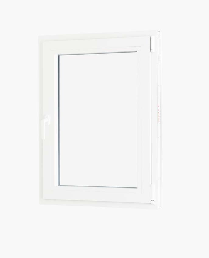 1-VL draaikiepraam pvc Deceuninck Elegant Inf wit/wit B1000xH1200 mm R 1-VL draaikiepraam pvc Deceuninck Elegant Inf wit/wit B1000xH1200 mm R