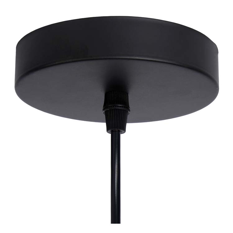 Suspension - noir - Ø22cm - dimmable - E27 - 60W