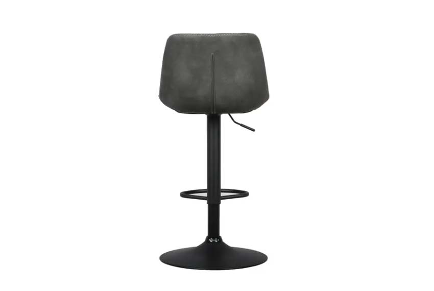 Chaise de bar Nice gris mat