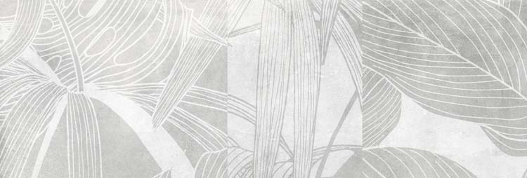 Échantillon carrelage mural Mustang Floral gris