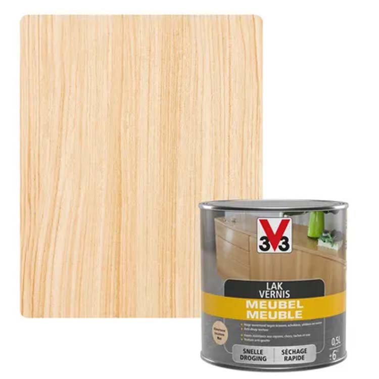V33 meubellak transparant mat 0,5L