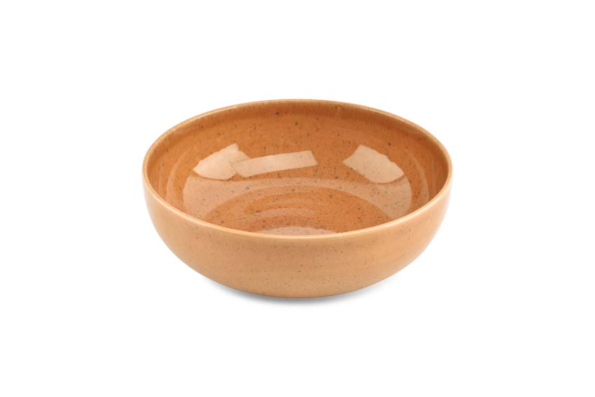 Serveerschaal Blush peach oranje 25,5 x h8 cm