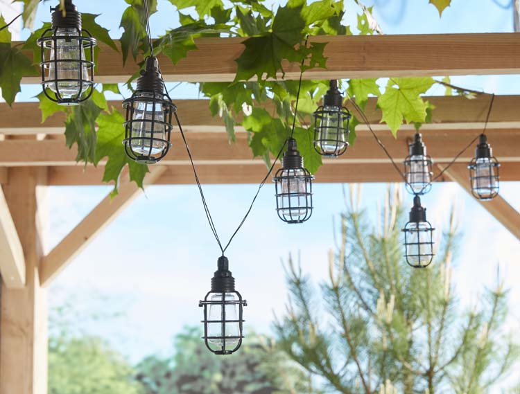 Solar cordon lumineuse Forli 10 lampes