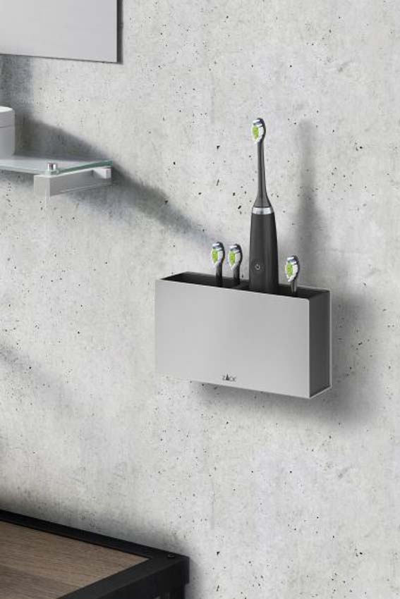 Tandenborstelhouder Zack Potes RVS 16,5x9,6cm