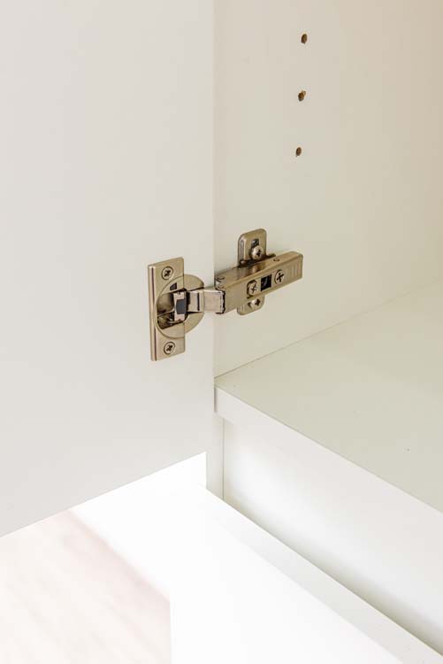 Armoire de cuisine Plenti armoire colonne avec étagères blanc 60x208cm