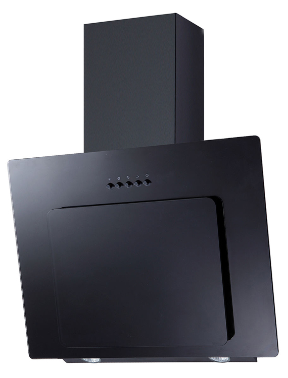 Cuisine d'angle gris/chêne 310x172cm - plaque de cuisson vitrocéramique et hotte murale noire - avec appareils