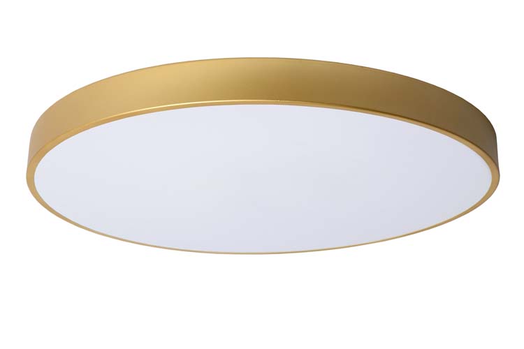 Plafonnière - Ø 60 cm - LED Dimb. - 1x60W 2700K - 3 StepDim - Mat Goud / Messing