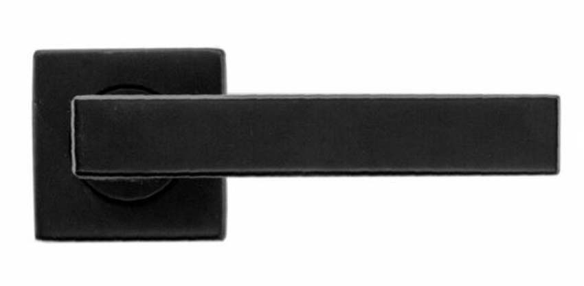 Deurkruk pro Cosmic zwart rond set met rozetten zonder sleutelplaat Deurkruk pro Cosmic zwart rond set met rozetten zonder sleutelplaat