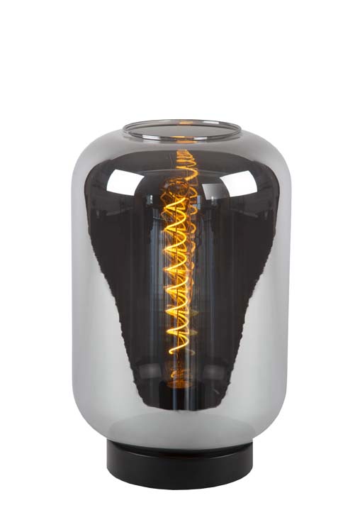 Lampe de table - fumé - Ø22cm - E27 - 40W