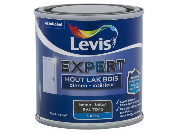 Levis Expert lak binnen zijdeglans 0,25l beton