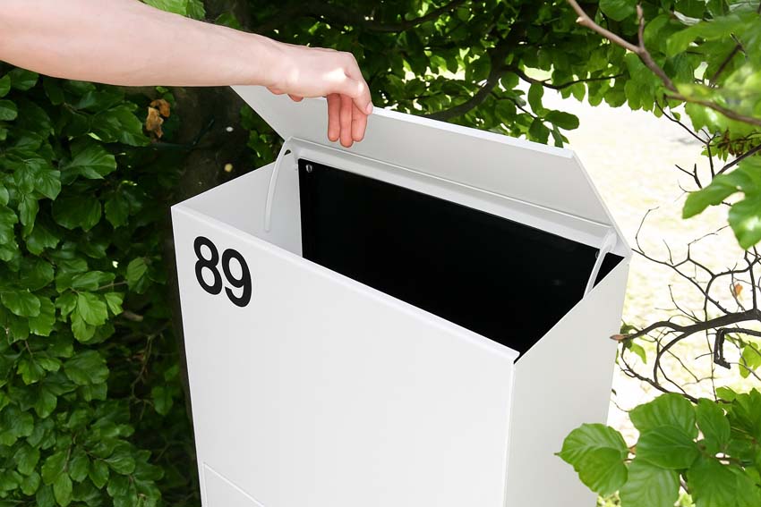 Pakketbrievenbus eSafe Dropbox Medium Front wit