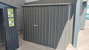 Tuinkast metaal antraciet Ourthe L 225x78x195cm Tuinkast metaal antraciet Ourthe L 225x78x195cm