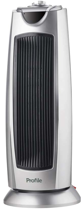 Keramische kachel samuel 2000 watt draaiend grijs