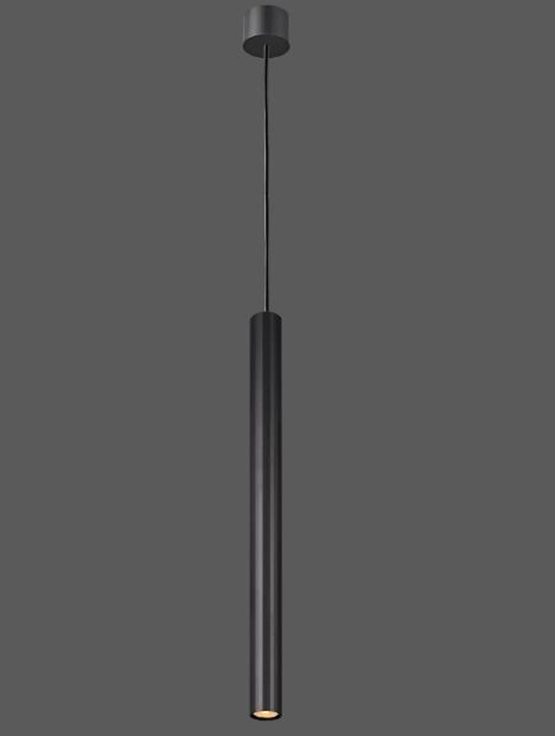Hanglamp - zwart - 60cm - dimbaar - GU10 MR11 - 1x35W