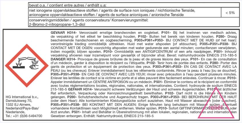 HG vloeibare ontstopper gel 1l