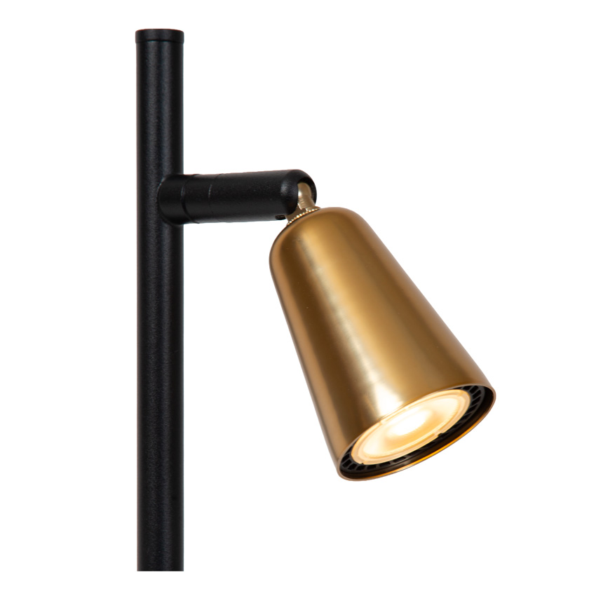 Lucide Essential Tiana - Tafellamp - 1xGU10 (MR16) - Champagnekleur