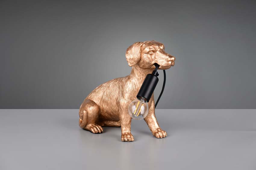 Tafellamp - Goud - 22x12x18cm - E14 - 1x10W