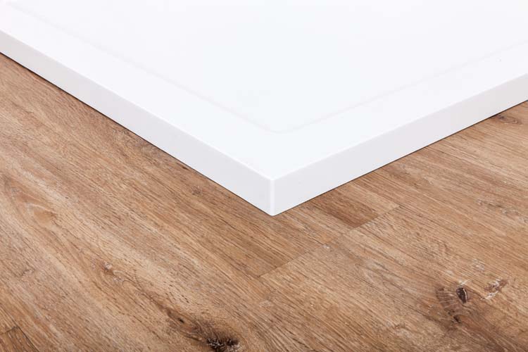 Receveur de douche Andy SMC blanc mat 90x90cm