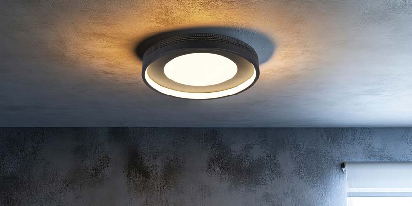 Plafonnier - Noir - Ø40cm - Dimmable - LED - 1x36W - 3000K