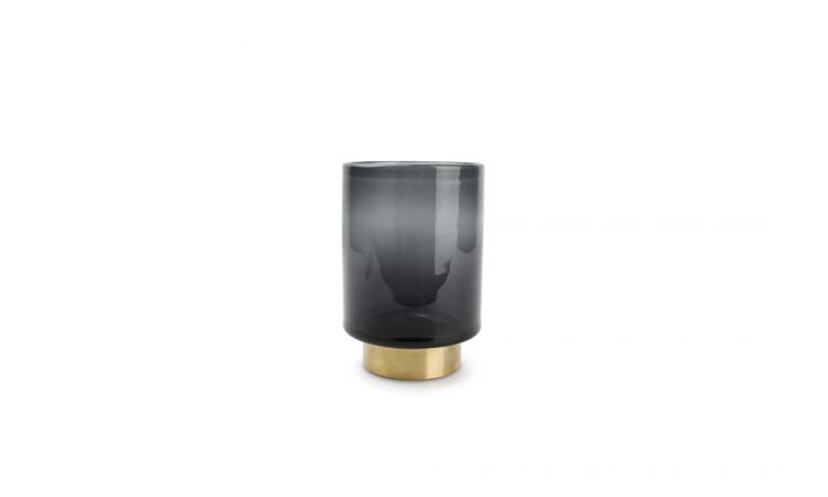Vase Manon noir 12x17,5 cm