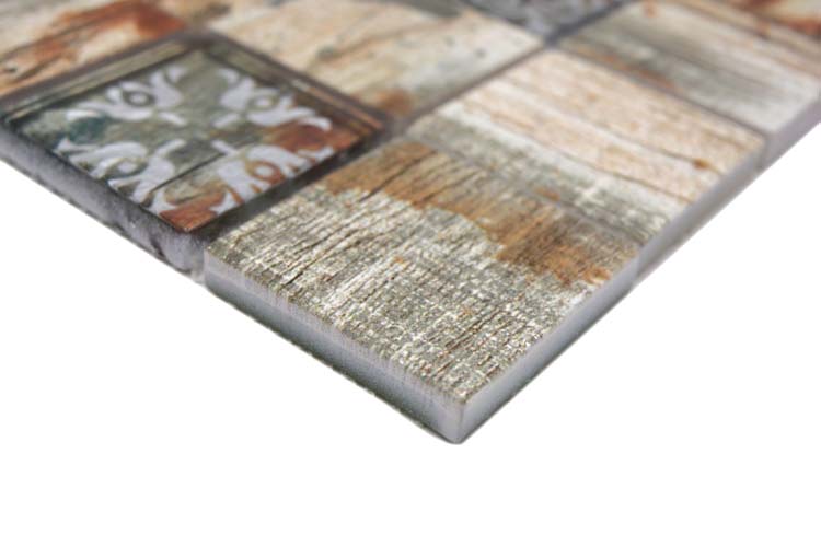 Mozaïek Crystal Mix bruin mat 29,8x29,8cm