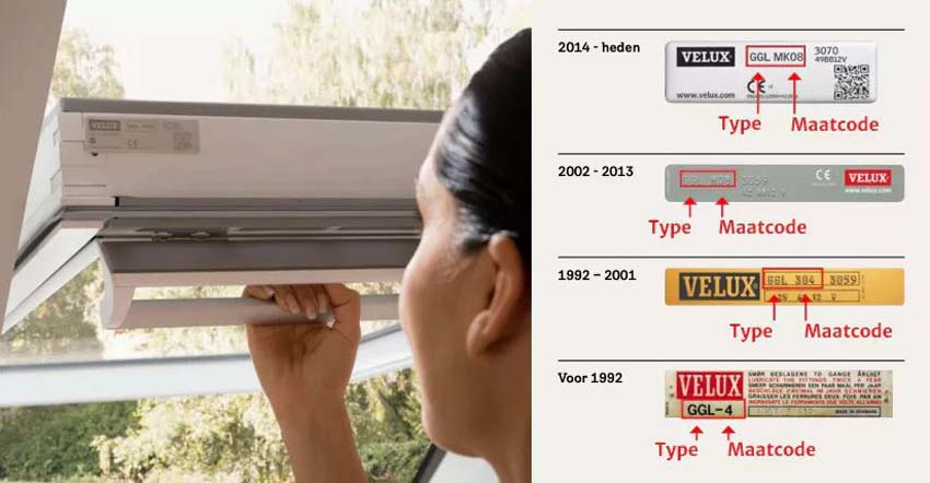 Rolgordijn Velux verduisterend handbediend zwart FK06 3009SWL