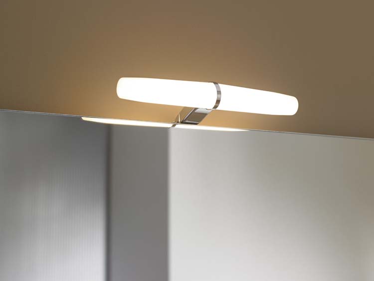 Éclairage de salle de bains  chrome  23,3cm  4000K  6W  IP44