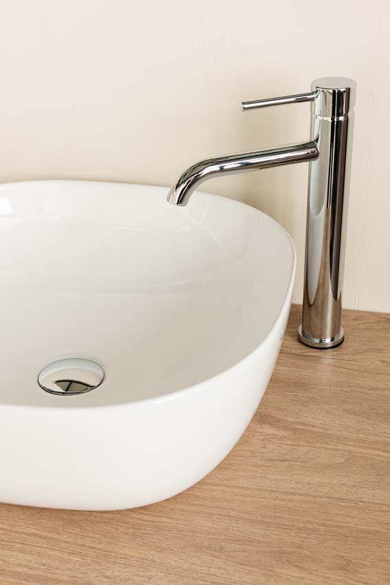 Meuble de salle de bain Bella aspect chêne 1500 mm lavabo double blanc brilliant Meuble de salle de bain Bella aspect chêne 1500 mm lavabo double blanc brilliant