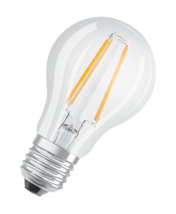 Led lamp Osram peervormig E27 7W 806 lumen 5 stuks