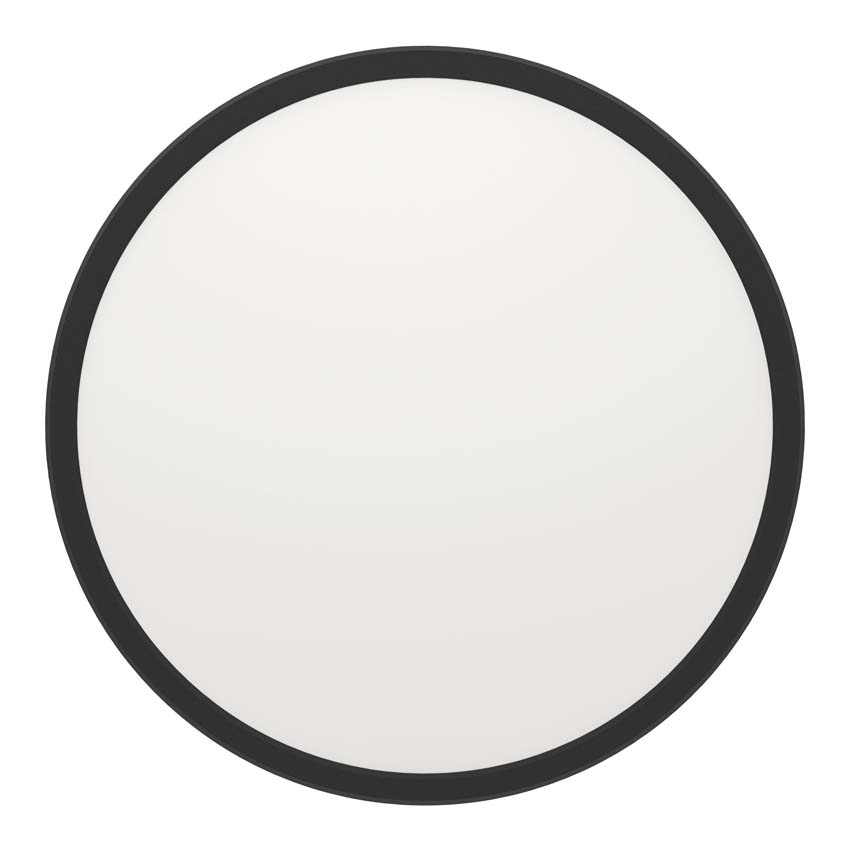 Plafondlamp - Zwart - Ø30cm - LED - CCT - 1x14W 2700-6500K - IP44