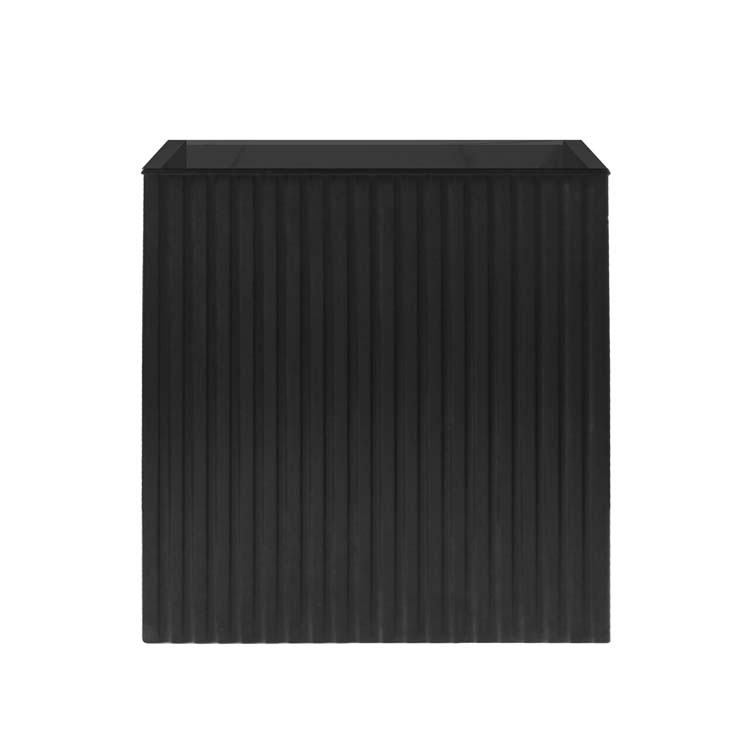 Toiletmeubel Viola zwart wastafel zwart 50x40x23cm