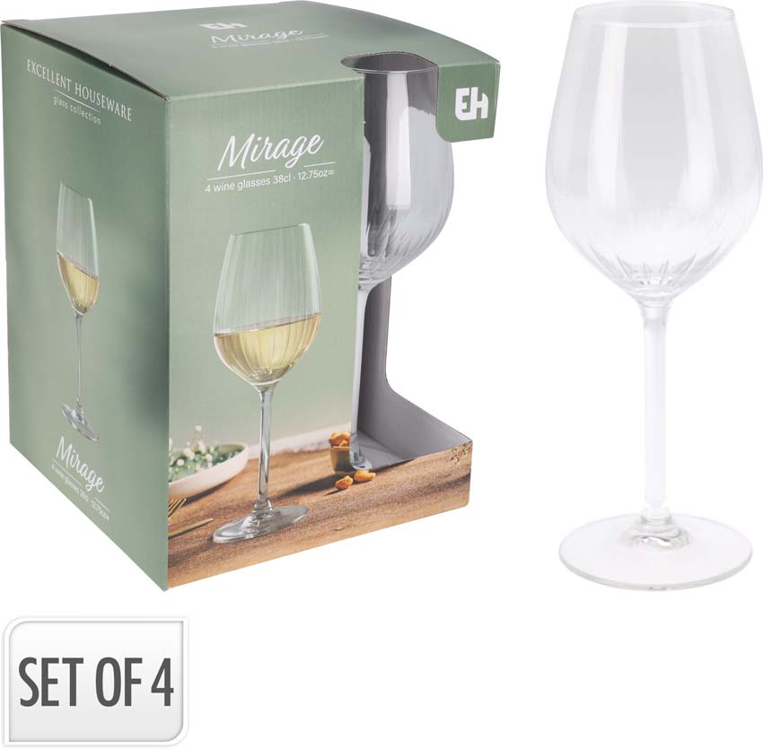 Wijnglas 38cl set van 4
