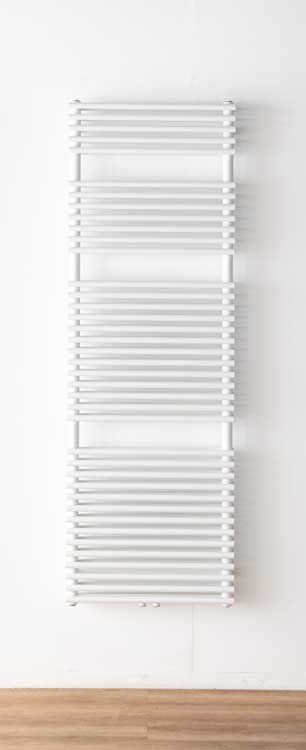 Handdoekradiator Doby dubbel 180x60cm wit