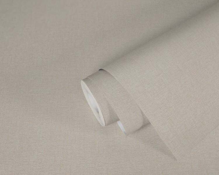 Vinyle sur papier peint intissé lin beige clair 0,53x10m