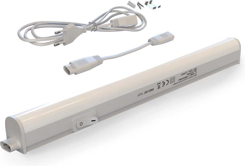 Éclairage de cuisine - blanc - 31,3cm - LED - 4W - 4000K - raccordable