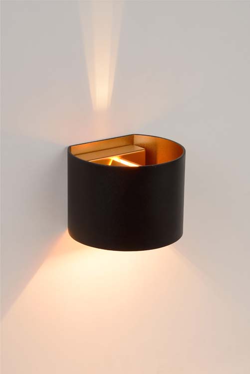 Wandlamp - zwart - rond - dimbaar - G9 - 4W - 2700K