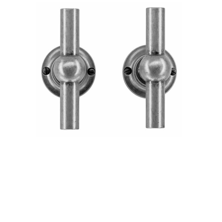 Poignée de porte pro pienza nouveau T+T vieil argent sans rosace
