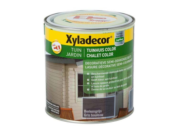 Xyladecor houtbeits tuin color 1l berkengrijs