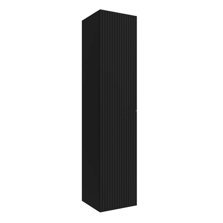 Armoire colonne Sunday noir montage murale 160x35x35cm Armoire colonne Sunday noir montage murale 160x35x35cm