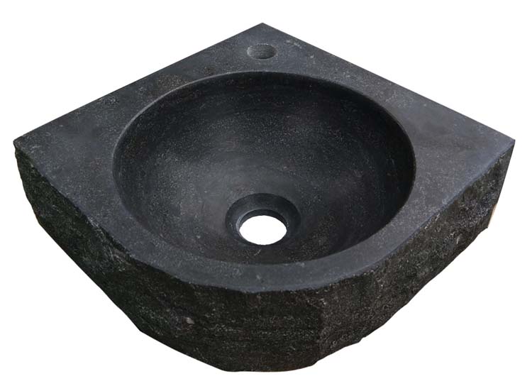 Hoekfontein hardstenen hamerslag 30 x 30 x 10 cm