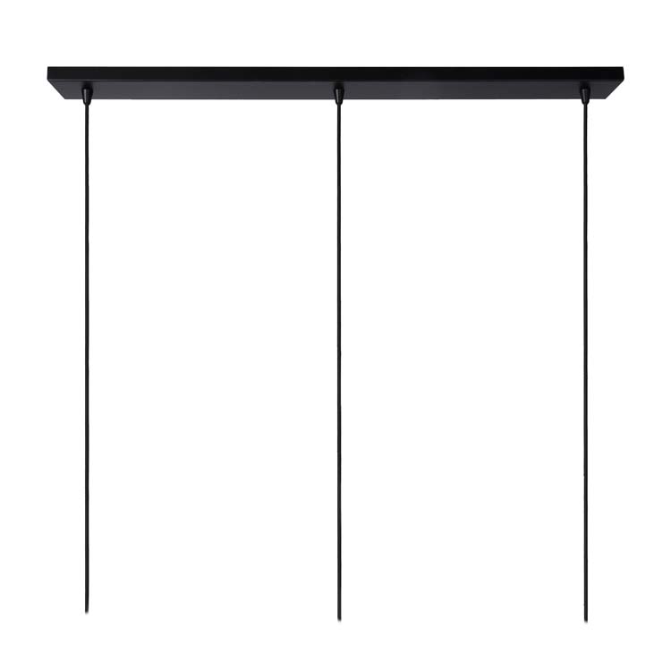 Lucide NOLAN - Hanglamp - 3xE27 - Zwart